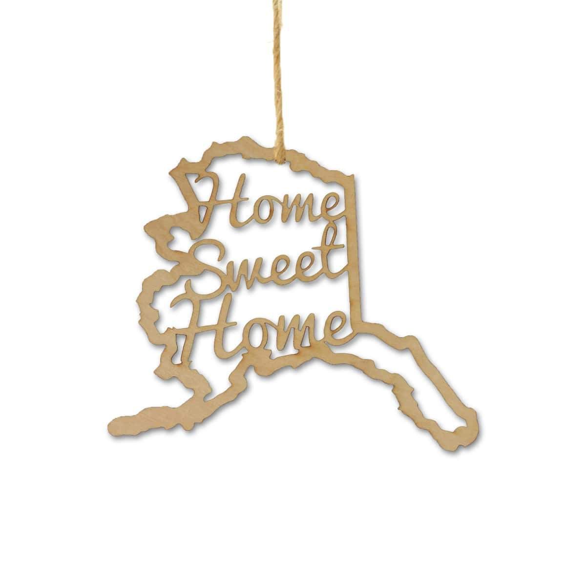 Alaska Home Sweet Home Ornaments