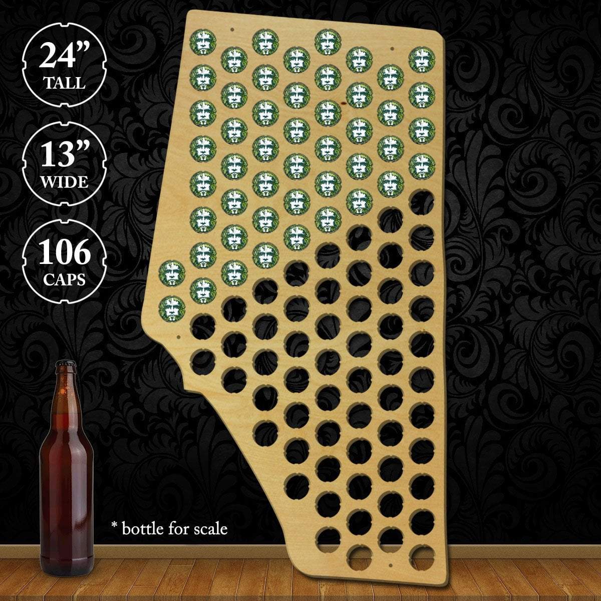 Alberta Beer Cap Map