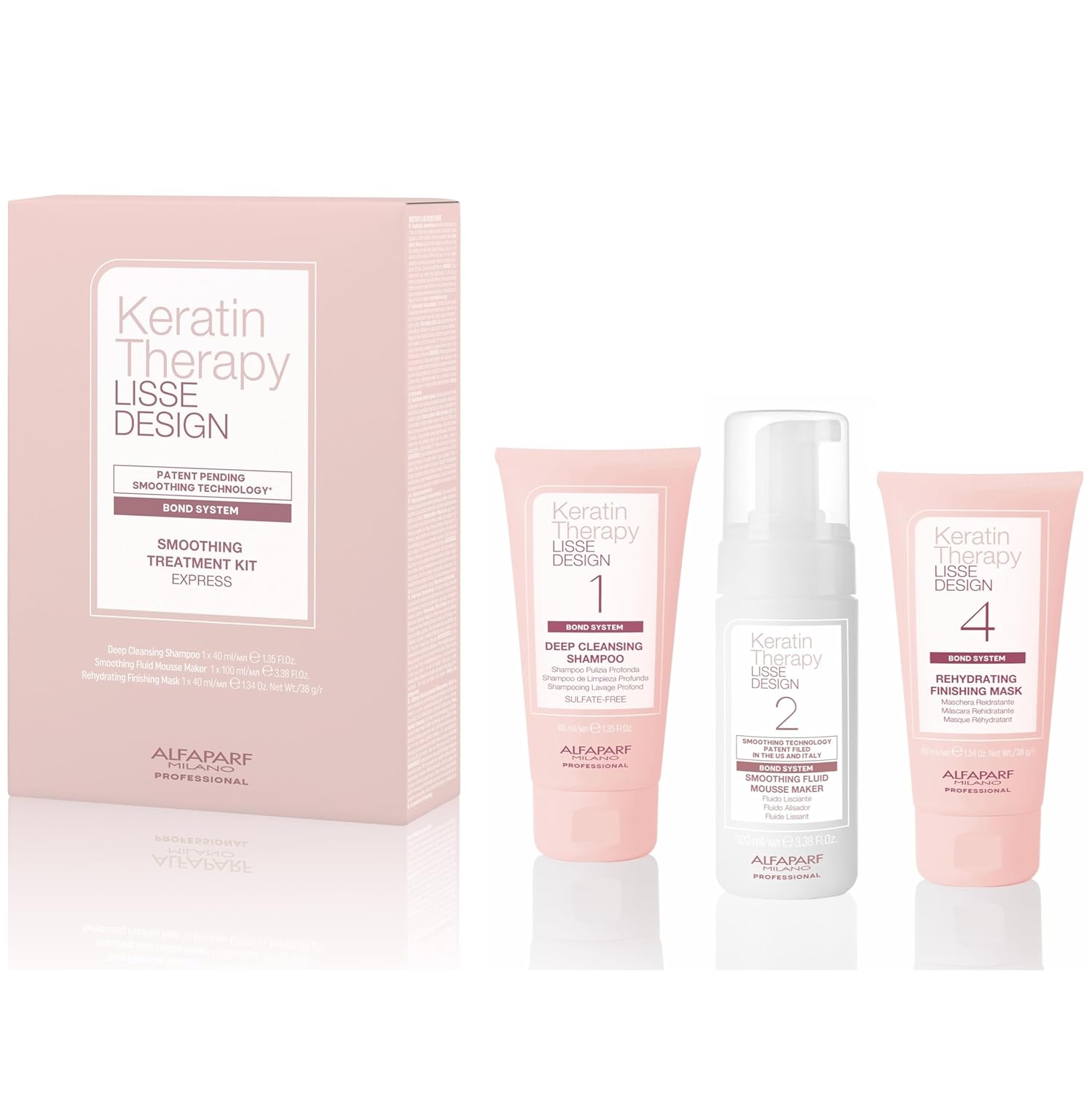 Professional Keratin Hair Smoothing Treatment Kit for Sleek Hair