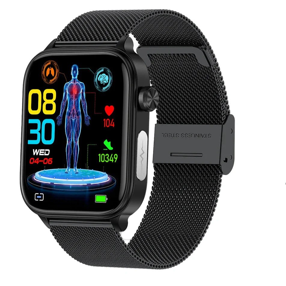 HealthPro™ All-in-One Smartwatch – ECG Monitoring & AI Voice Assistant