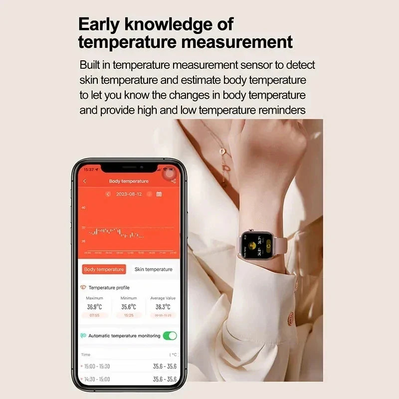 HealthPro™ All-in-One Smartwatch – ECG Monitoring & AI Voice Assistant