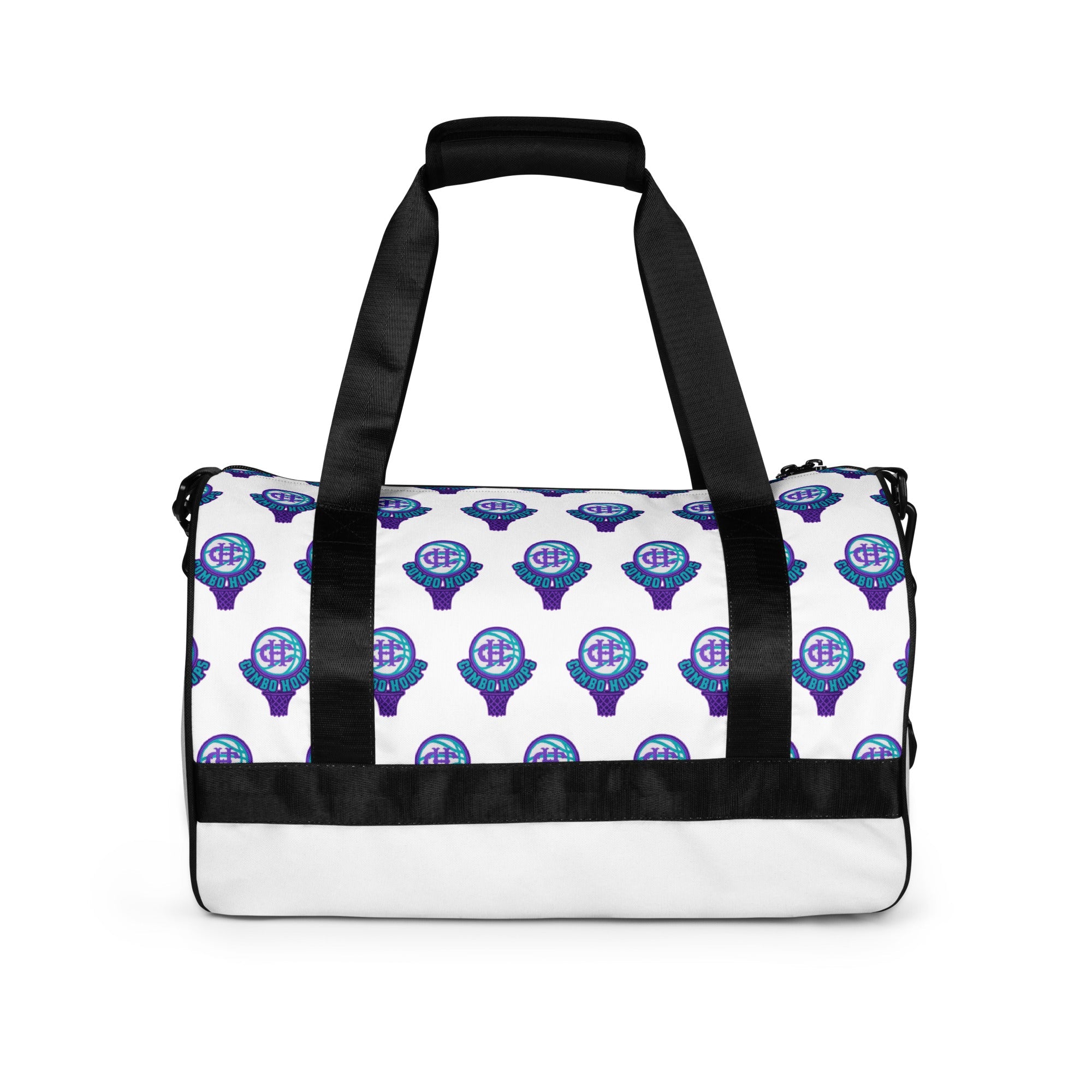 All-Over Print Basketball Gym Bag Water-Resistant Duffel - Image 6