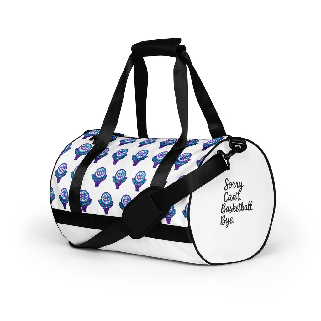 All-Over Print Basketball Gym Bag Water-Resistant Duffel - Image 8