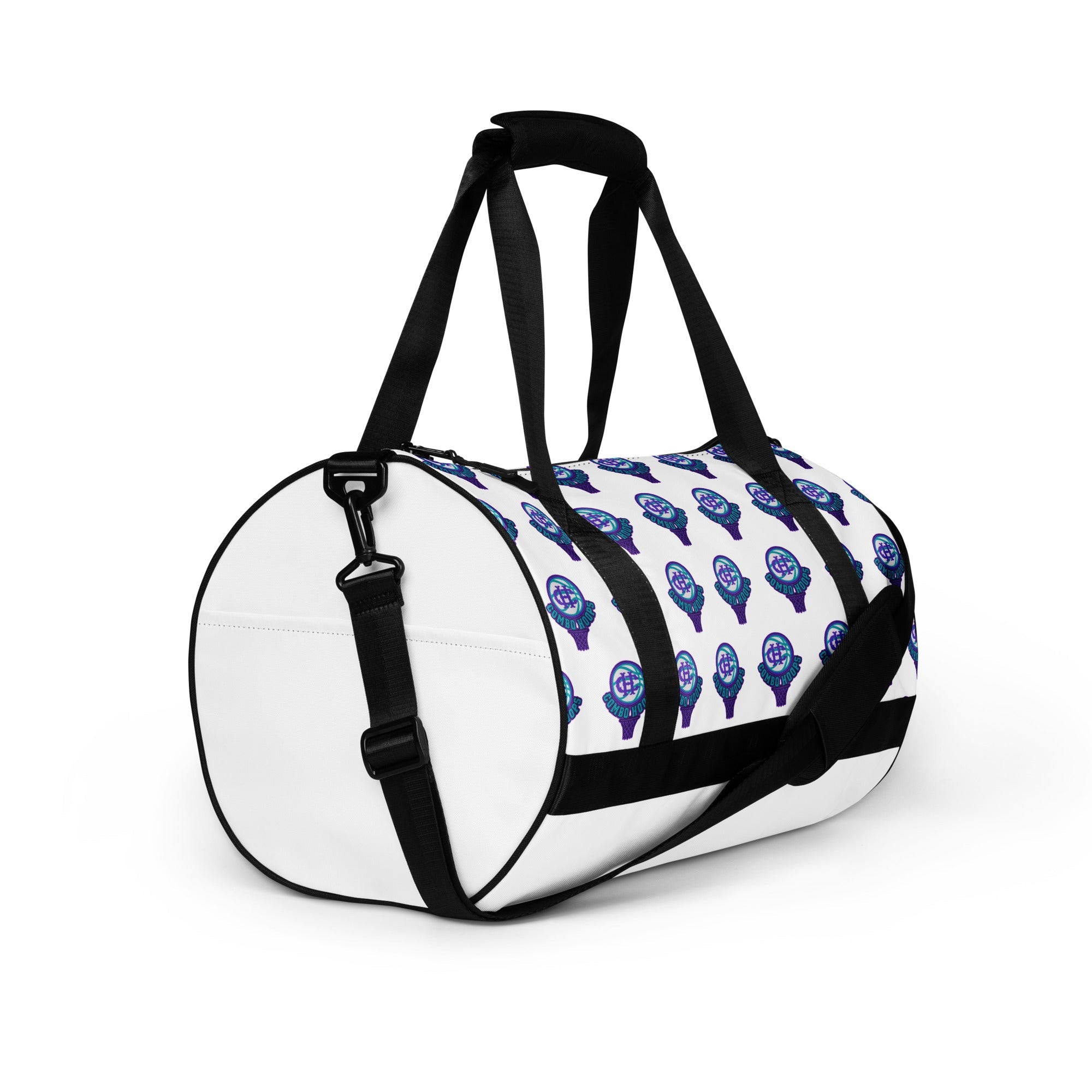 All-Over Print Basketball Gym Bag Water-Resistant Duffel - Image 9