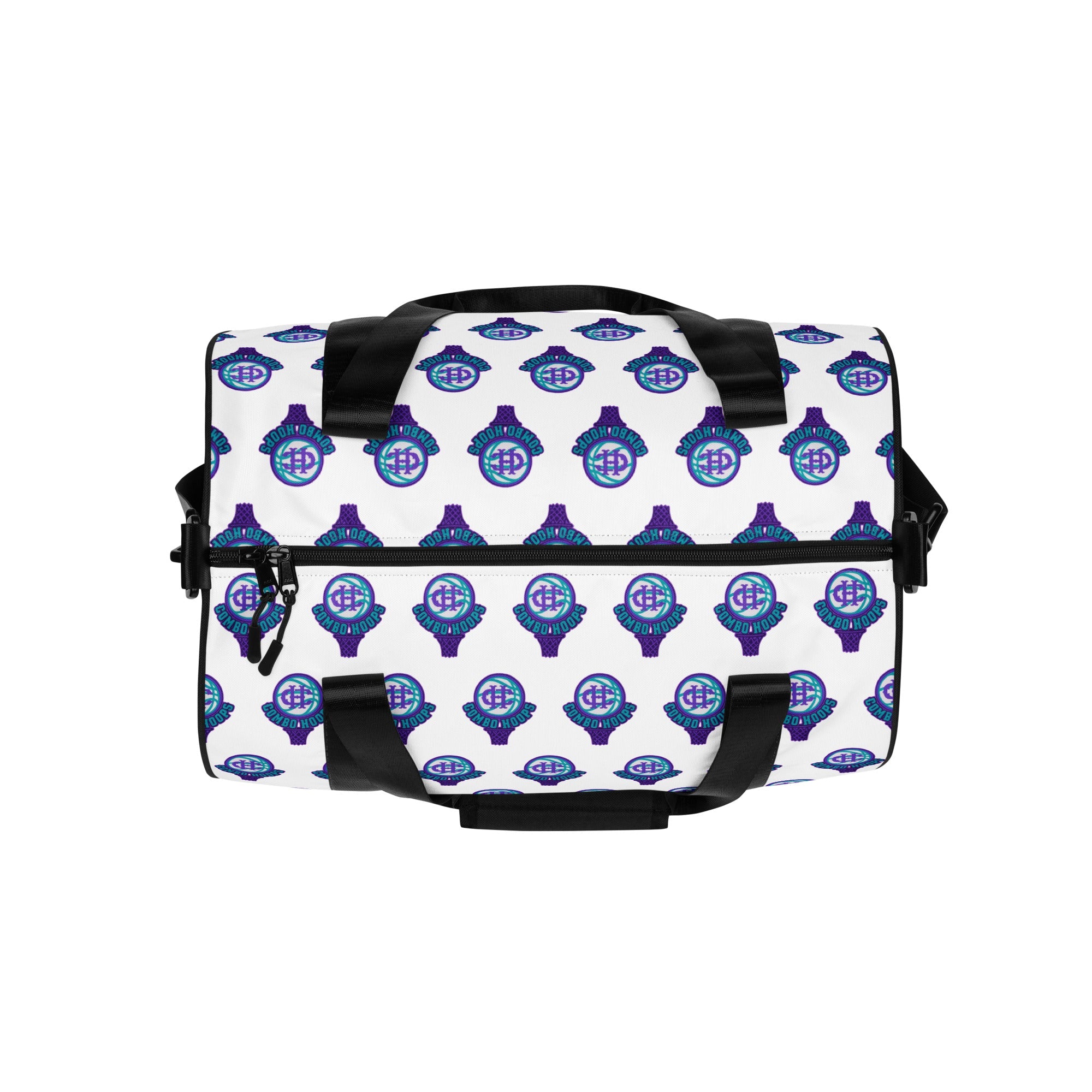 All-Over Print Basketball Gym Bag Water-Resistant Duffel - Image 5