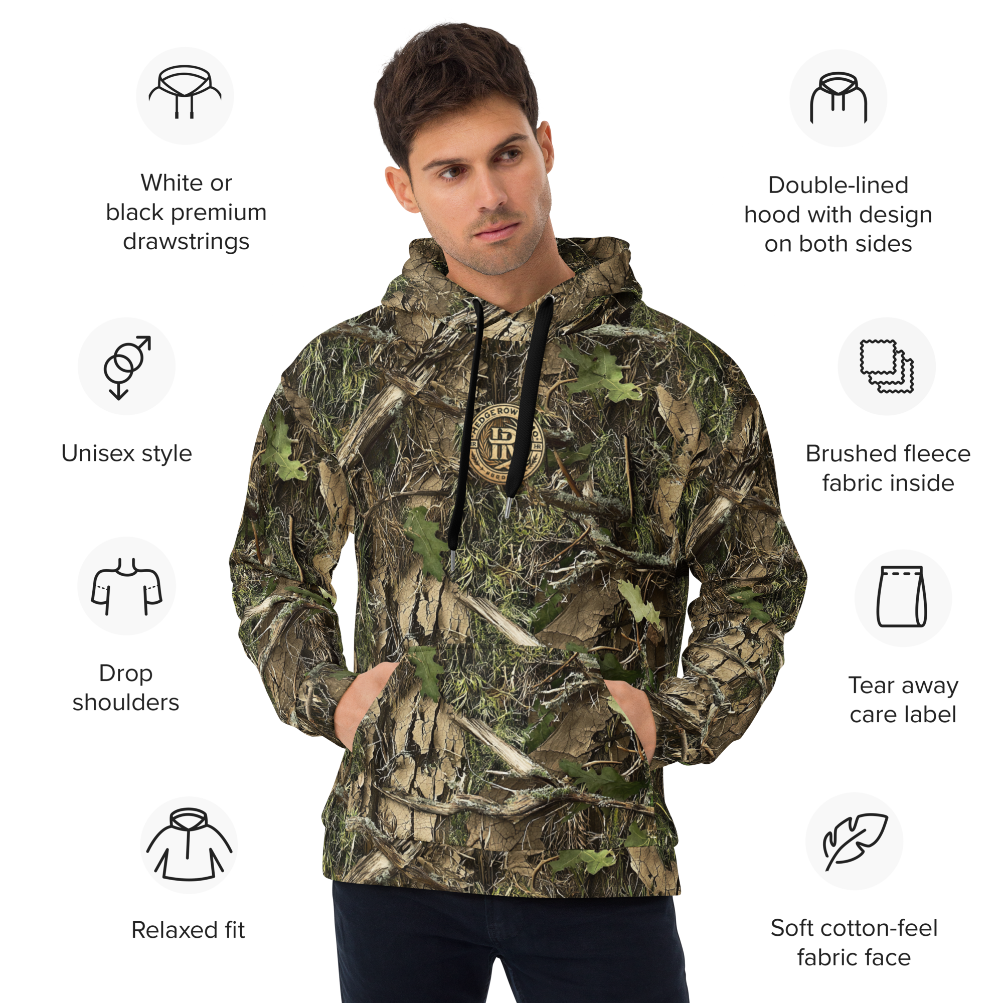 HedgeRow Camo  Hoodie