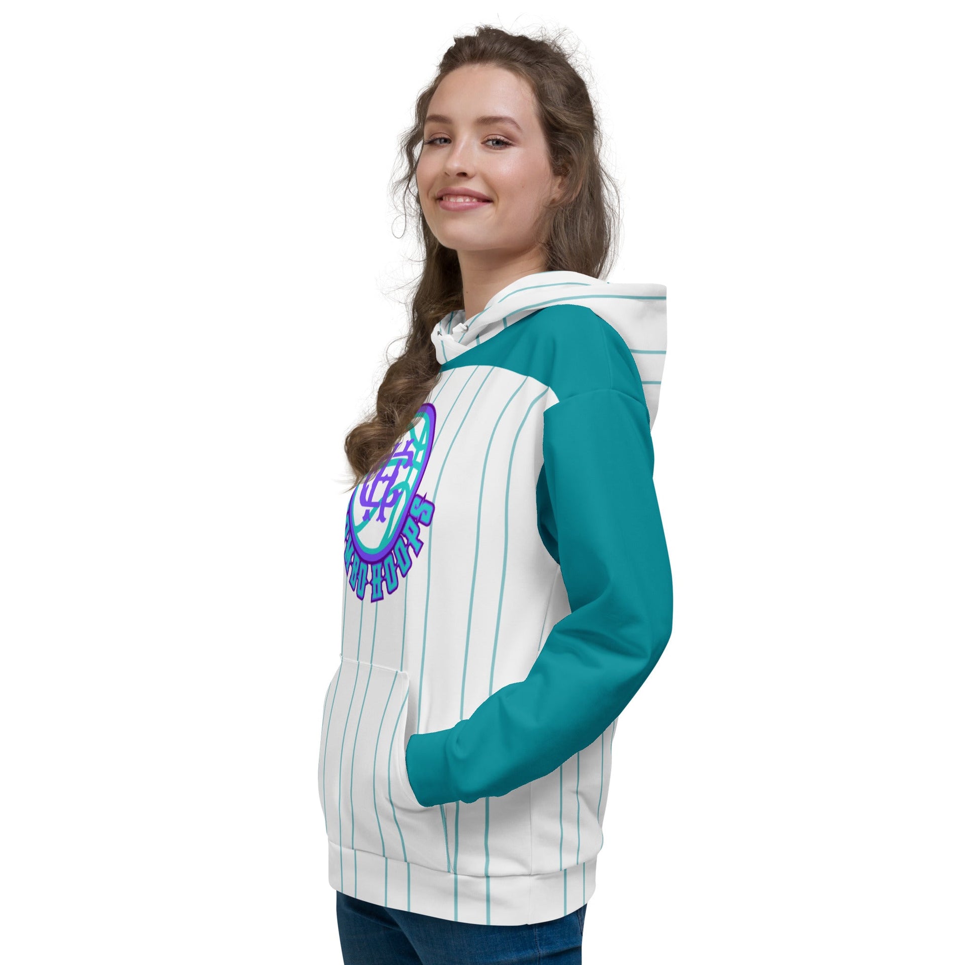 NHCH Teal & Stripes Hoodie