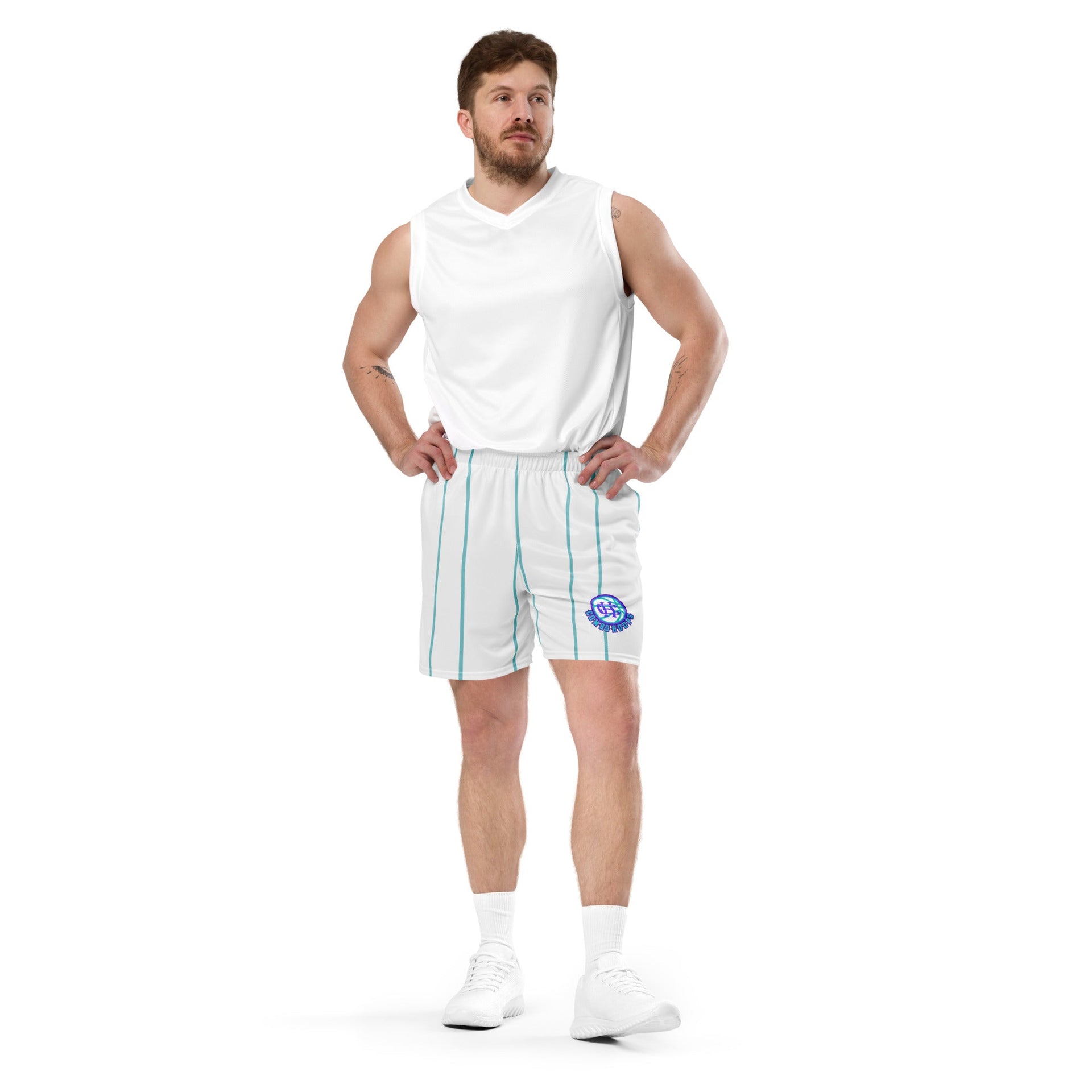 NHCH Striped Basketball shorts