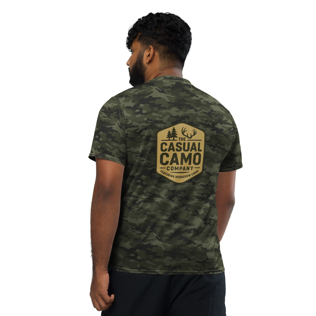 HedgeRow Camo Woodland Performance Sports Jersey