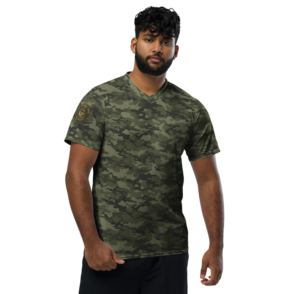 HedgeRow Camo Woodland Performance Sports Jersey