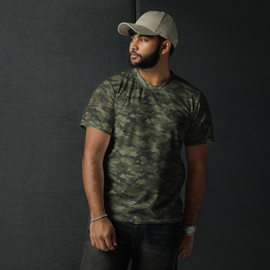 HedgeRow Camo Woodland Performance Sports Jersey