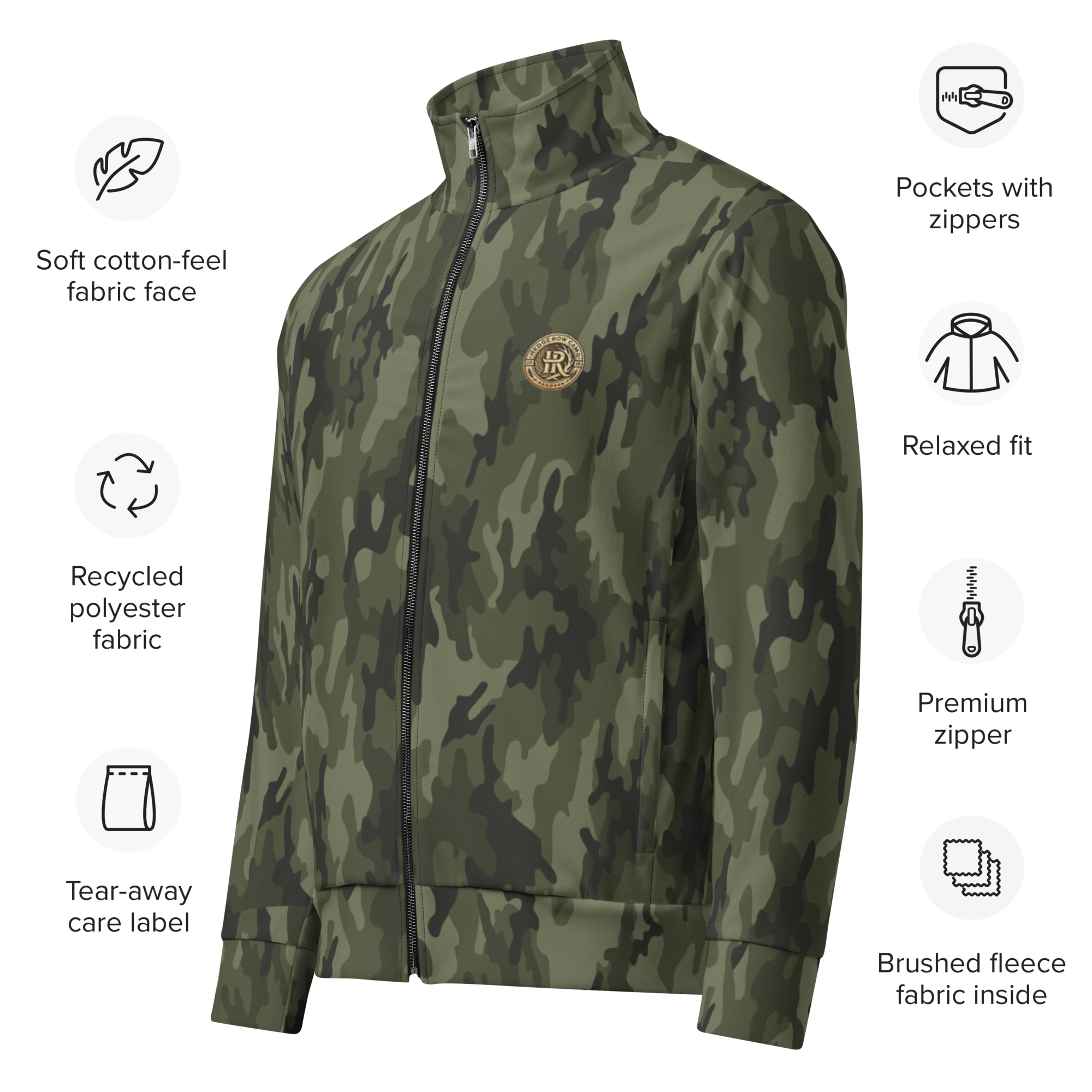 The Casual Camo Company Unisex Track Jacket