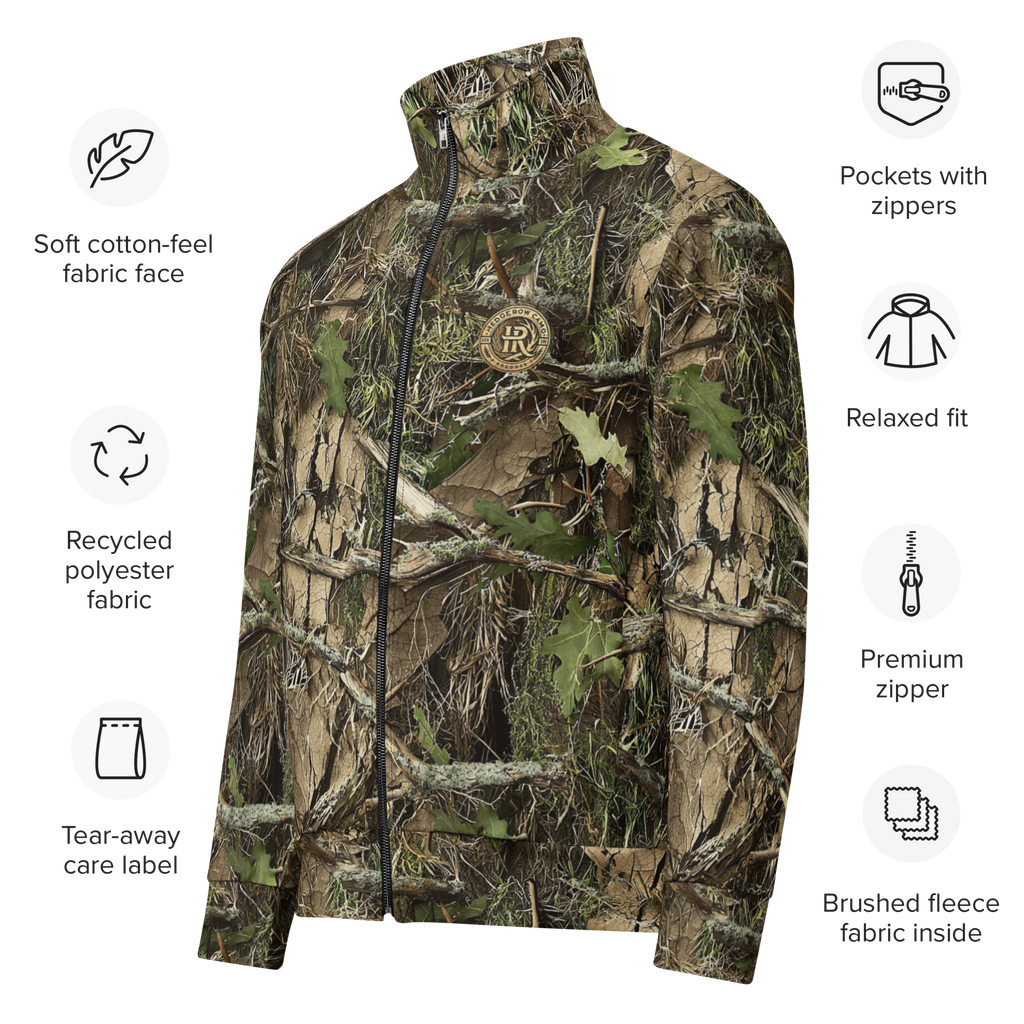 HedgeRow Camo Unisex Track Jacket