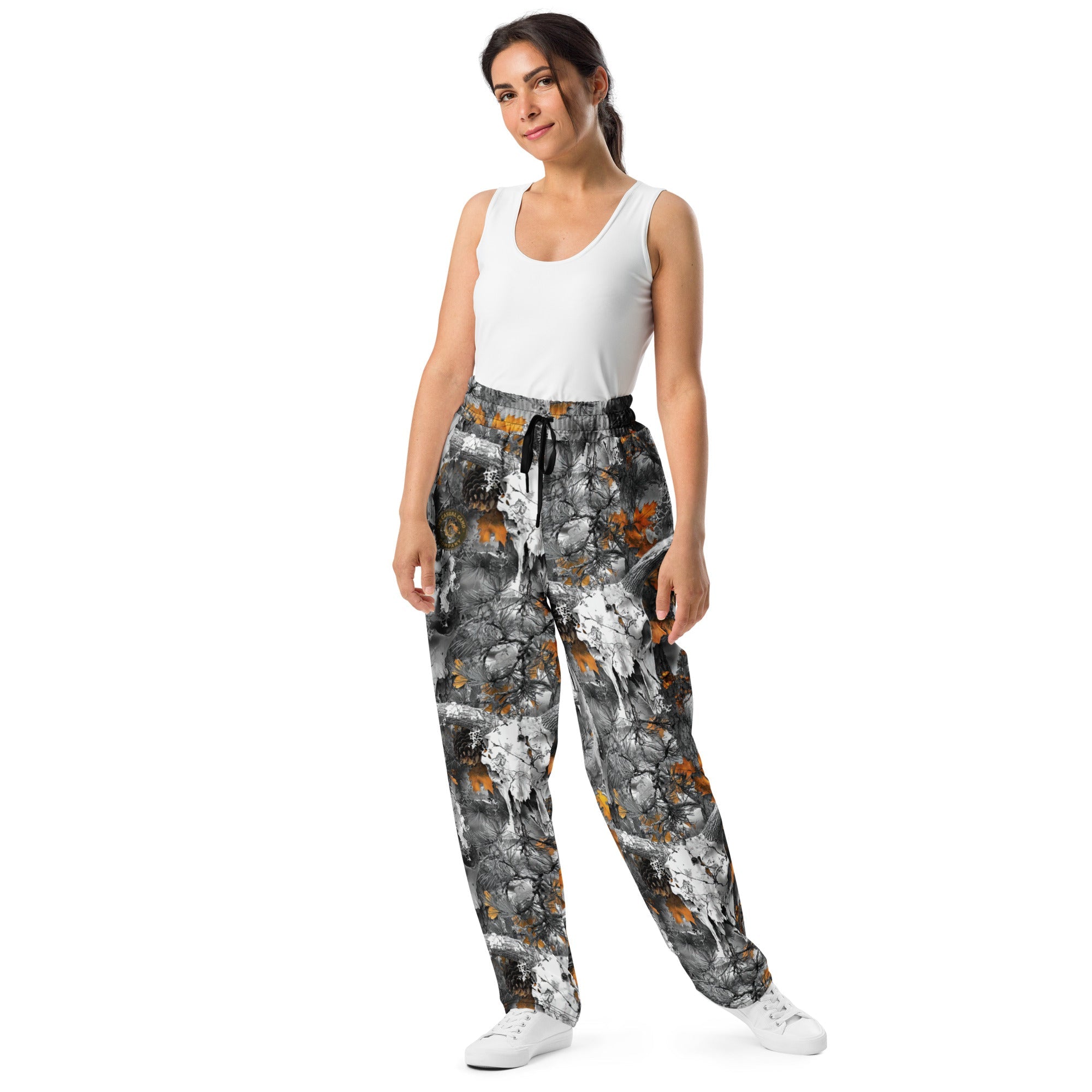 The Casual Camo Company Skull Camo Wide-Leg Joggers