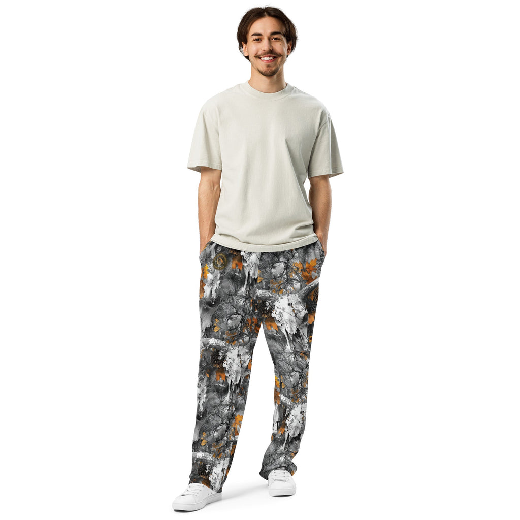 The Casual Camo Company Skull Camo Wide-Leg Joggers