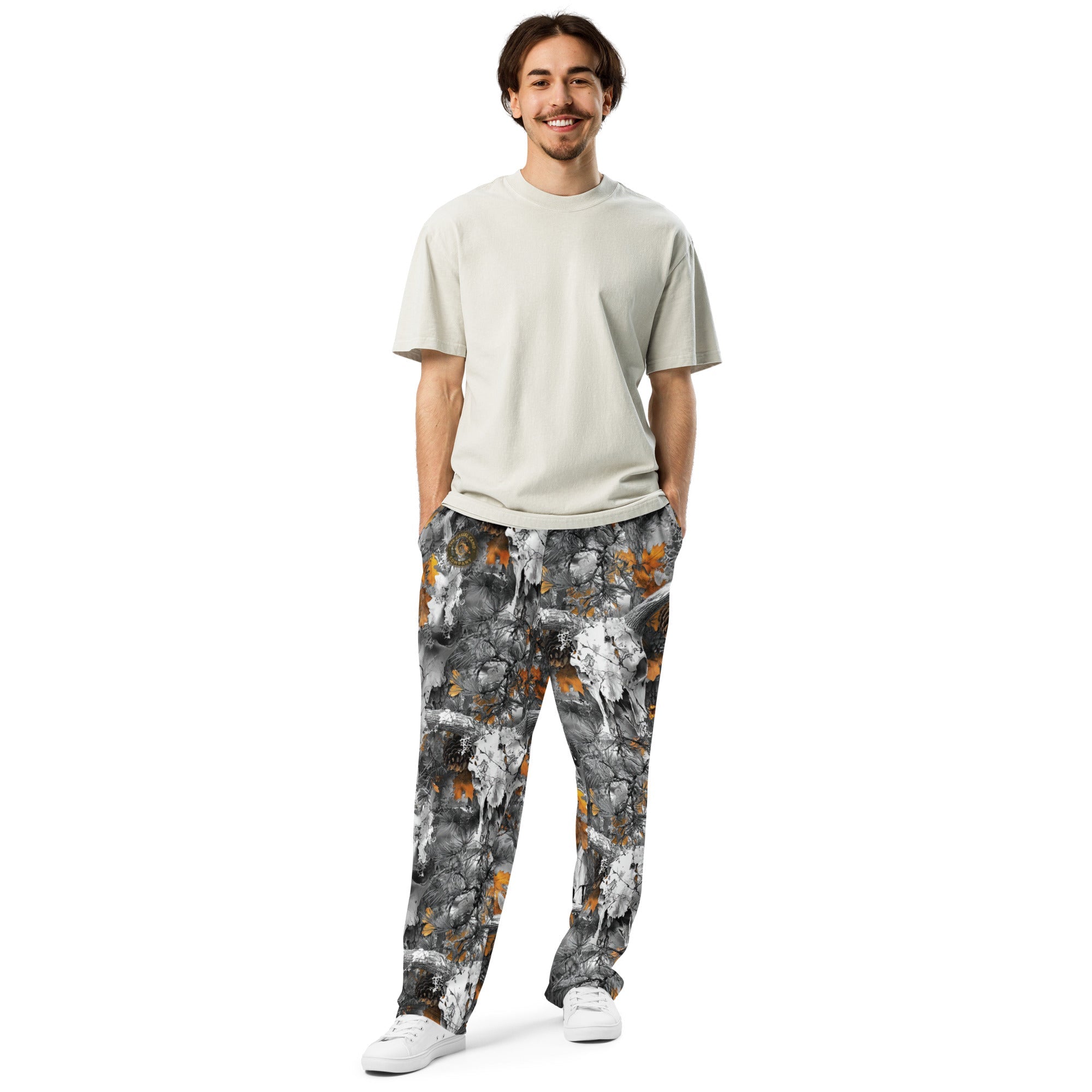 The Casual Camo Company Skull Camo Wide-Leg Joggers