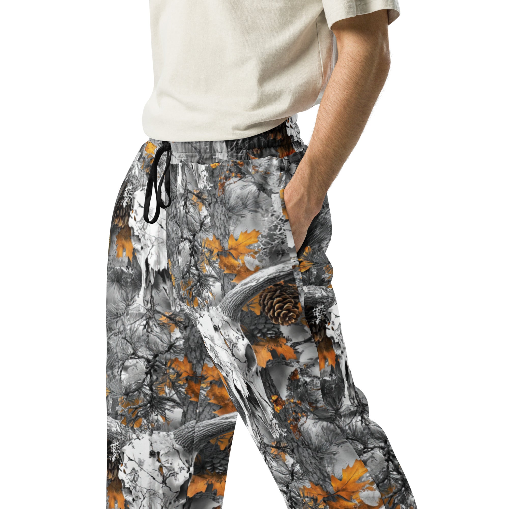 The Casual Camo Company Skull Camo Wide-Leg Joggers