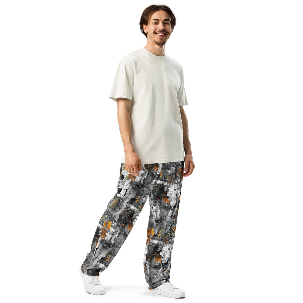 The Casual Camo Company Skull Camo Wide-Leg Joggers