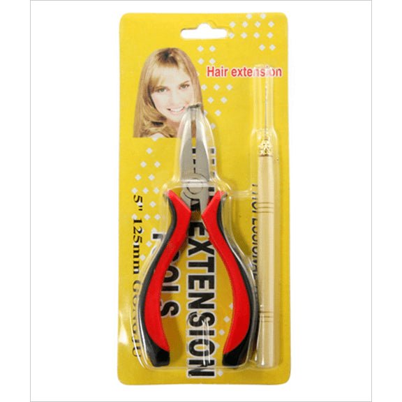 Micro Ring Pliers and Pulling Needle Set for Hair Extensions