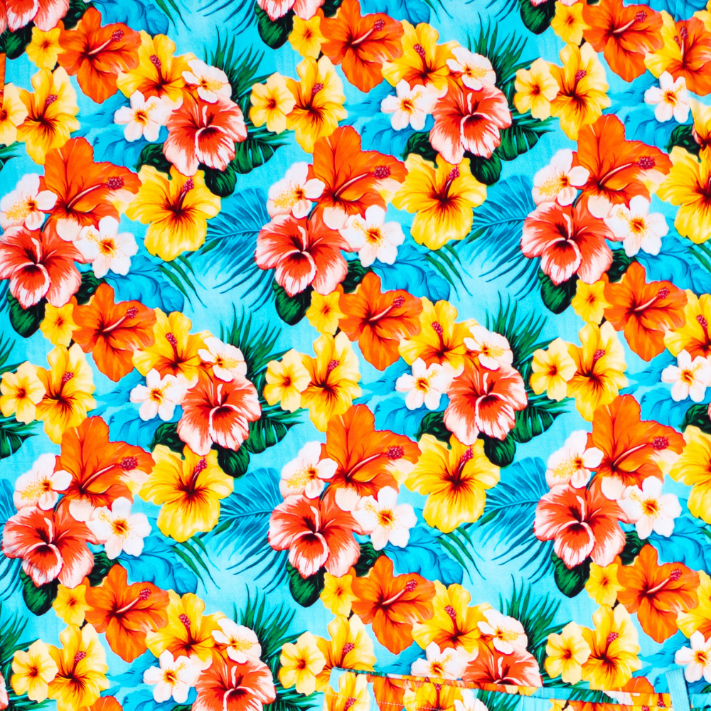 Women's Luxe Tropical Print Short Pajama Set - Image 4