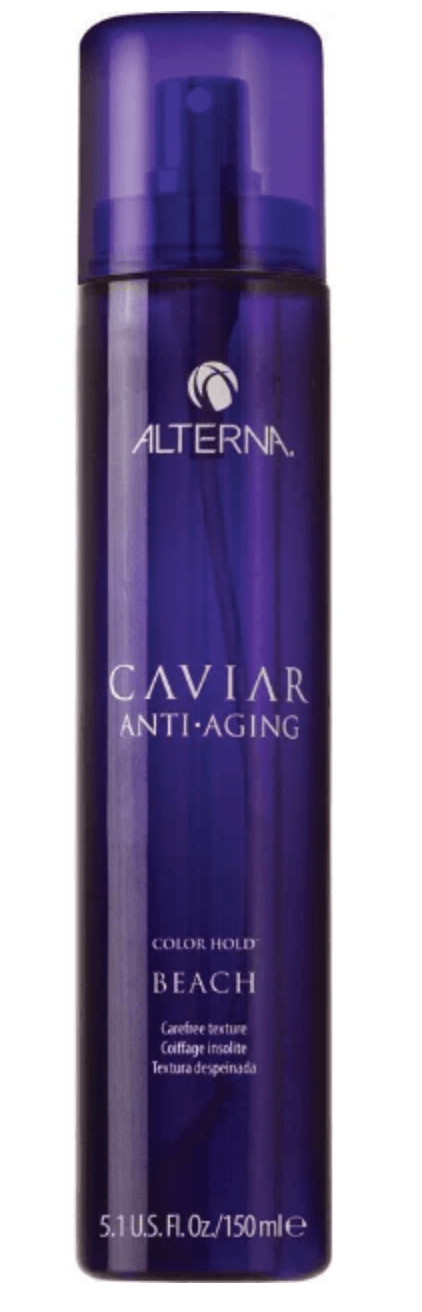 Bottle of Alterna Caviar Anti-Aging Color Hold Beach Spray 5 oz