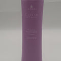 Purple bottle of Alterna Caviar Anti-Aging Smoothing Anti-Frizz Shampoo for medium to thick hair.