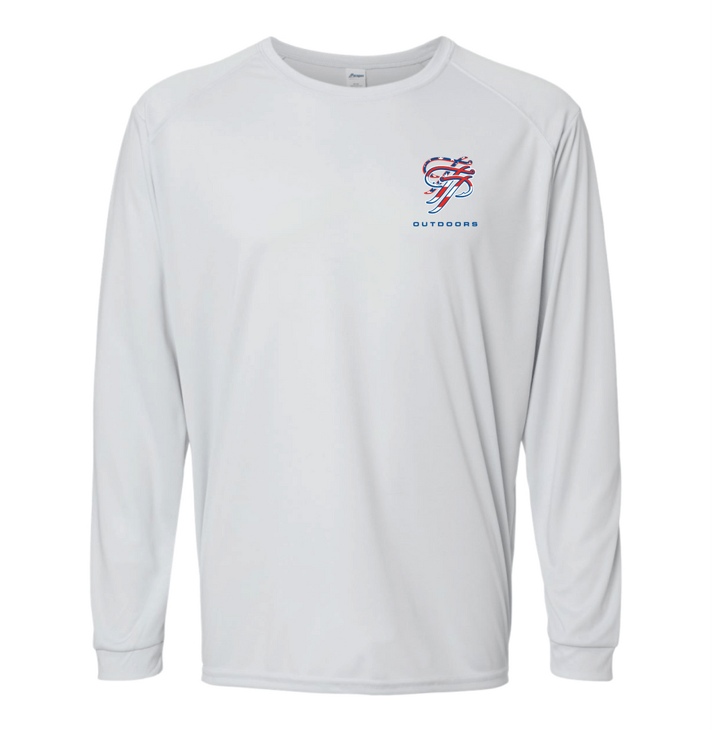Patriotic Performance Crew Neck Shirt in White