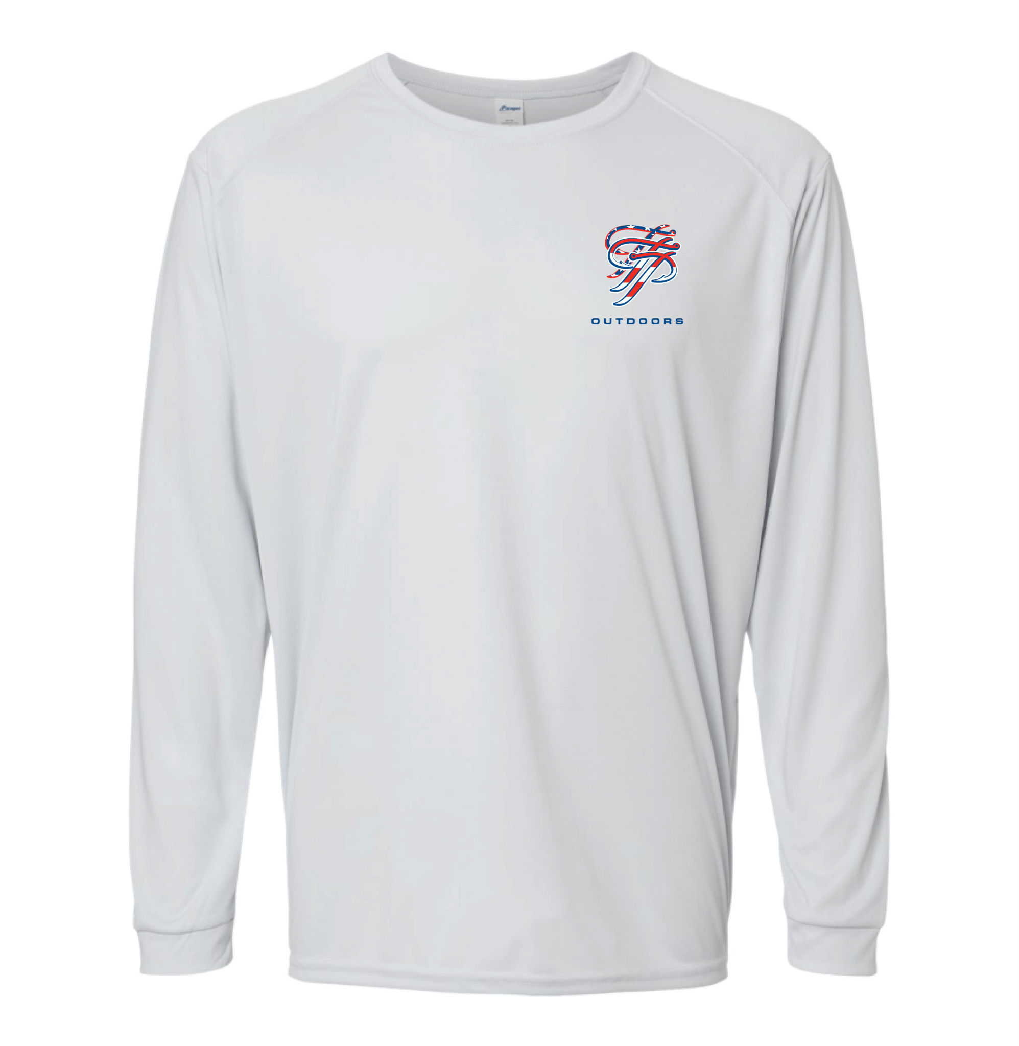 Patriotic Performance Crew Neck Shirt in White