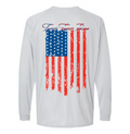 Patriotic Performance Crew Neck Shirt in White