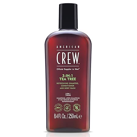 American Crew 3-in-1 Tea Tree Shampoo, Conditioner, and Body Wash 8.4oz bottle