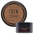 A 3oz container of American Crew Pomade for men's hair styling.