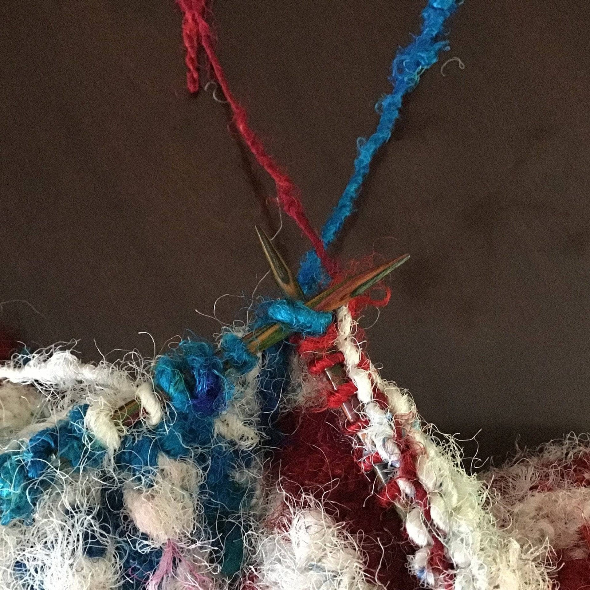 American Flag Knitting Pattern - Patriotic DIY Wall Art Decor
