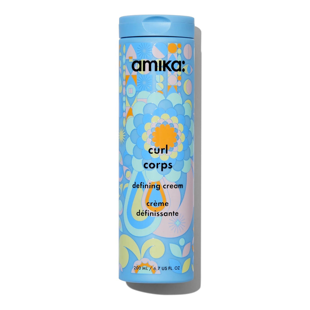 Amika Curl Corps Defining Cream 200 mL bottle for defined, frizz-free curls