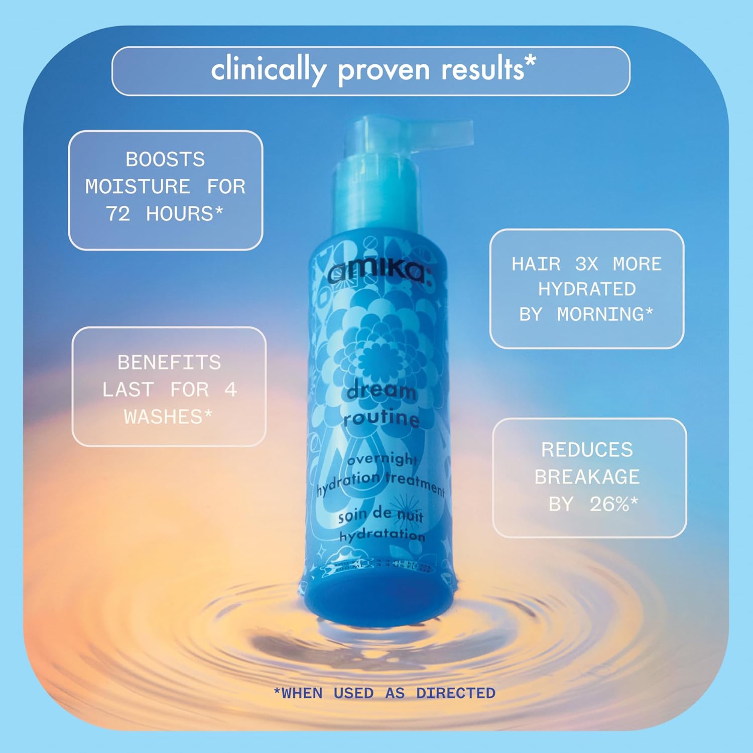 Dream Routine Overnight Hydrating Hair Mask for Dry Hair 100mL