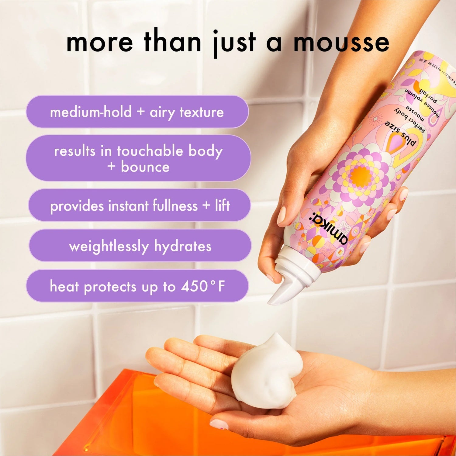 Perfect Body Mousse 8.5 Oz Volumizing Hair Styling Treatment