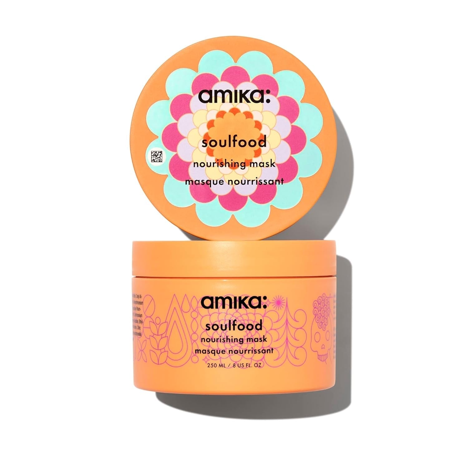 Amika Soulfood Nourishing Mask tub for deep conditioning and restoring dry, damaged hair