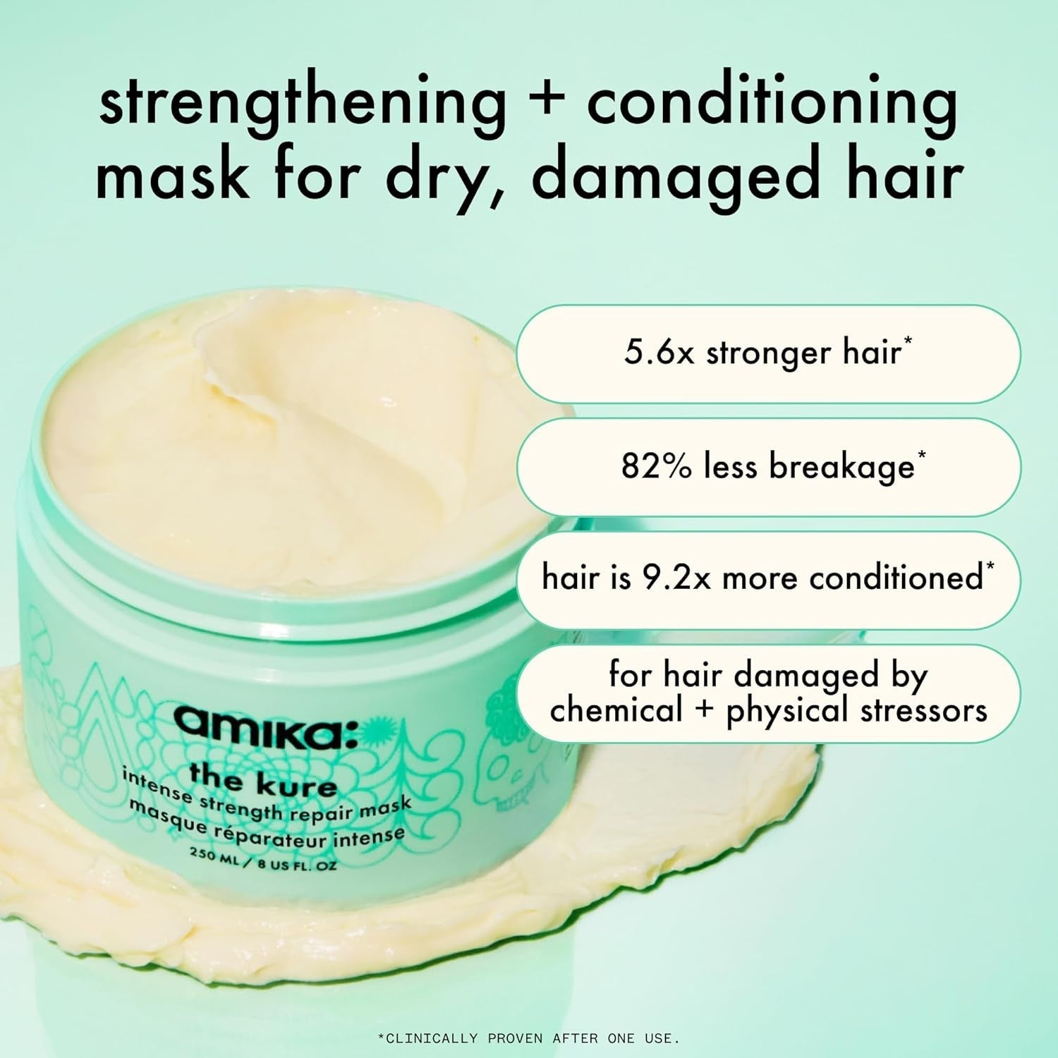 The Kure Intense Bond Repair Hair Mask for Damaged Dry Hair