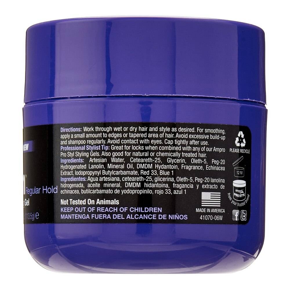 Shine 'n Jam Conditioning Gel Regular Hold Natural Hair Styling 4oz