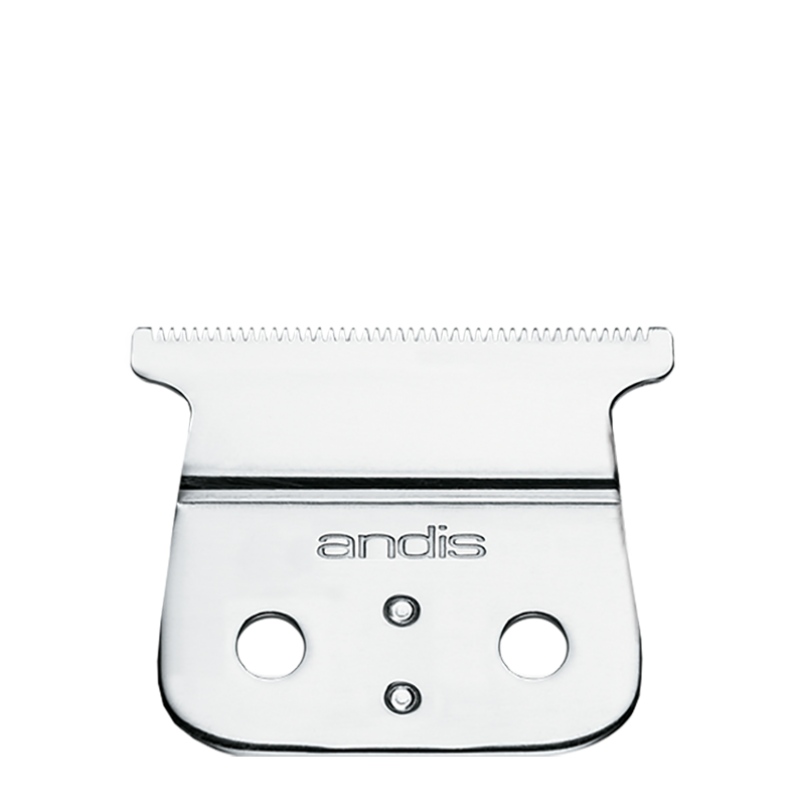 Silver carbon-steel T-Outliner replacement blade set for Andis trimmers