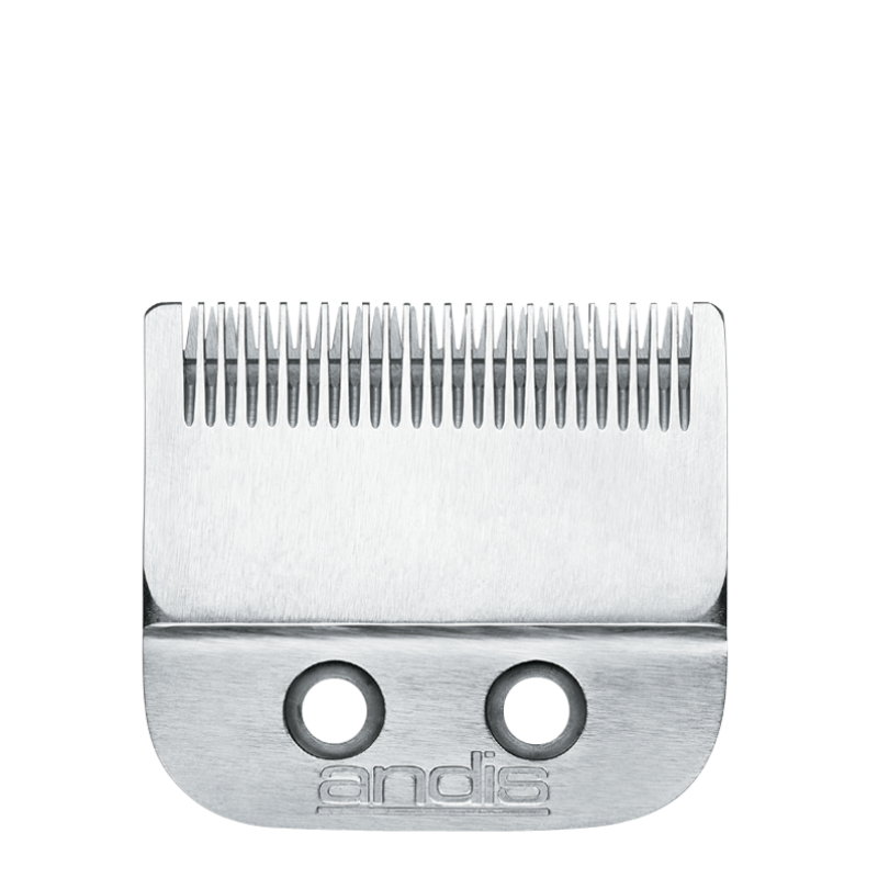 Silver carbon-steel Fade Master replacement blade for Andis clippers