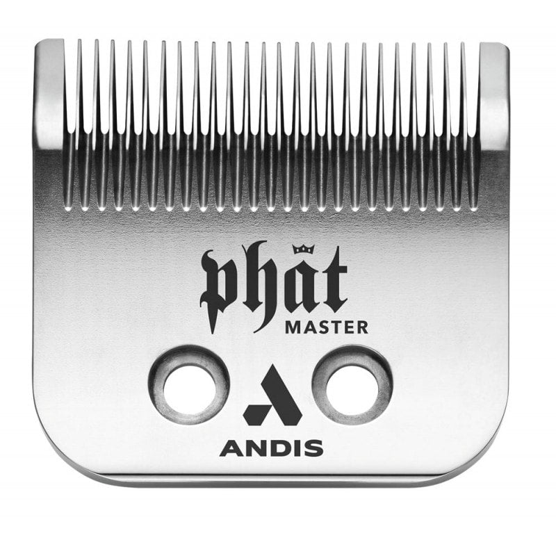 Silver and black carbon steel Phat Master clipper replacement blade for ML Master