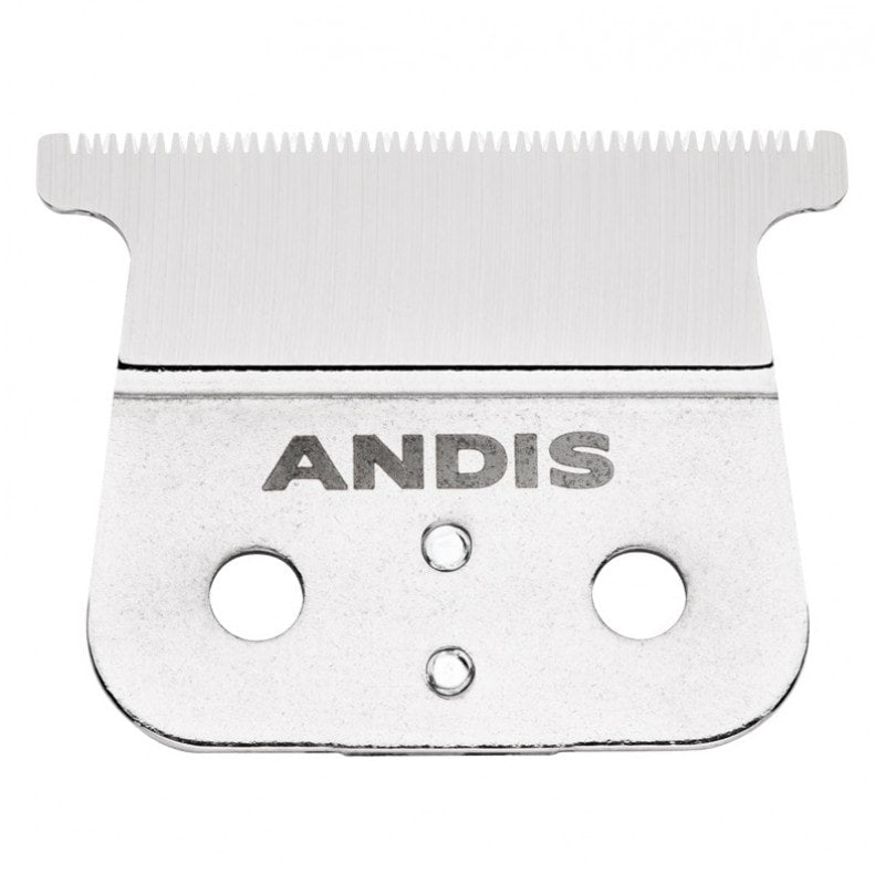 Andis T-Outliner Cordless Ceramic Replacement Blade in silver and white packaging