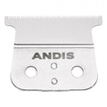 Andis T-Outliner Cordless Ceramic Replacement Blade in silver and white packaging