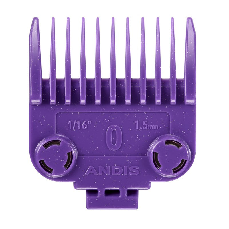 Purple Dual Magnet OG Size 0 clipper comb attachment with 11 tines