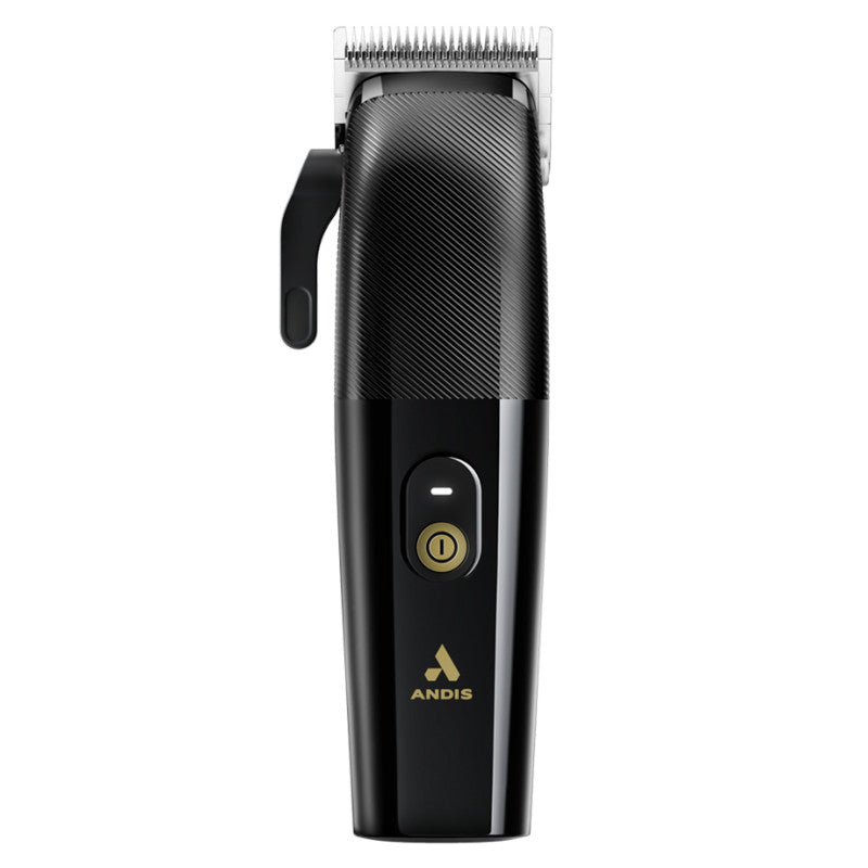 Andis Envy II Clipper in classic black color for professional barbering.
