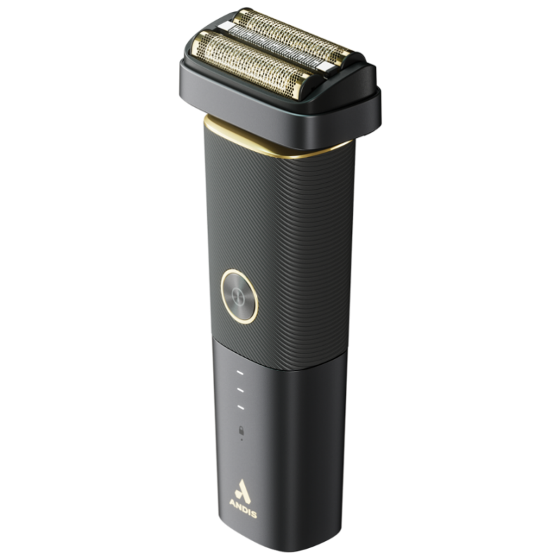 Matte Black and Gold Modern Professional Electric Shaver Tool