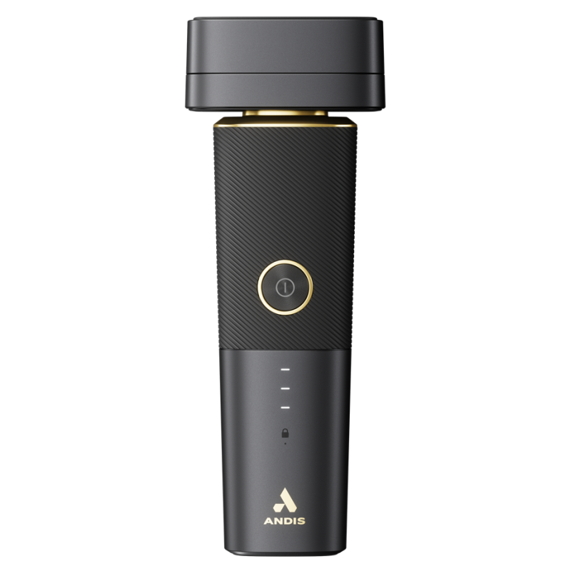 Matte Black and Gold Modern Professional Electric Shaver Tool