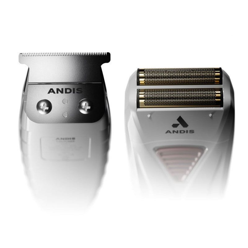 Professional Finishing Combo Trimmer and Shaver - Grey and Maroon