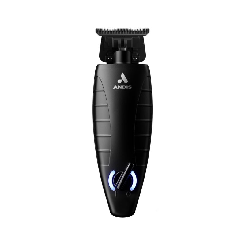 Andis GTX-EXO Black Label Cordless Li Trimmer in sleek all-black finish.