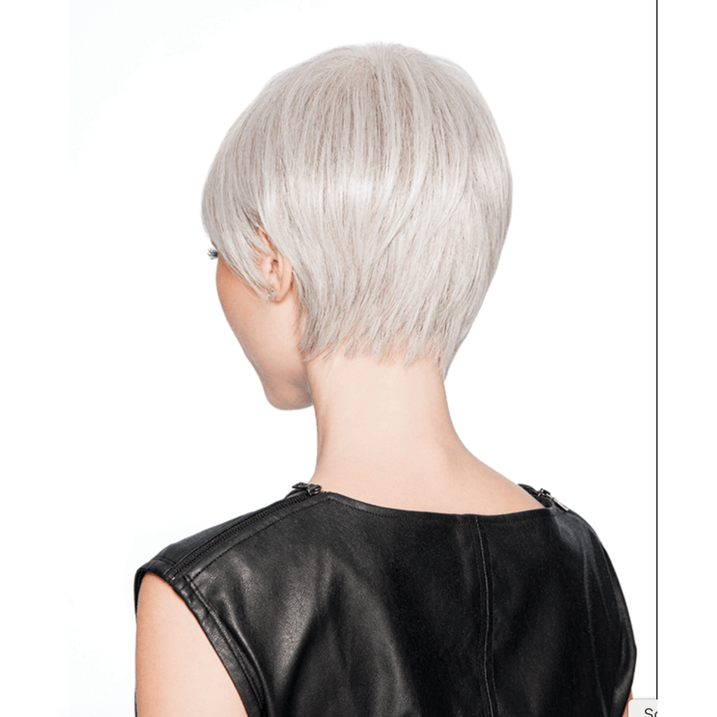 Angled Cut Wig Asymmetrical Short Layered Hairdo Style